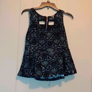Lace tank top